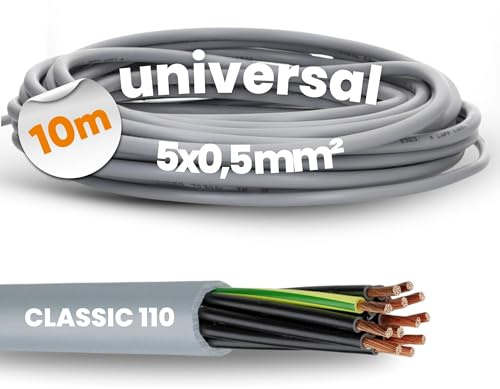 Lapp 1119005 Ölflex Classic 110 - Cable de Control 5G0,5 mm² de 10 m