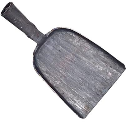 DOITOOL Fireplace Scoop Práctica Ceniza de Acero Pala Barbacoa de carbón Ash Pala Pala espátula Cocina Ceniza Pala Fireplace Shovel