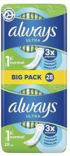 Always Ultra Normal Size 1, Pack of 28