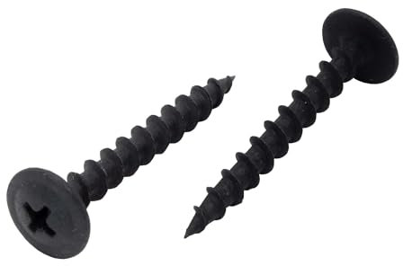 PROTEKTOR 200x Schnellbauschraube Feingewinde, Gipskarton Schrauben DIN18182-2, FN 4,2mm x 35mm Schwarz Trockenbau Schrauben, Rigipsschrauben, Made in Germany