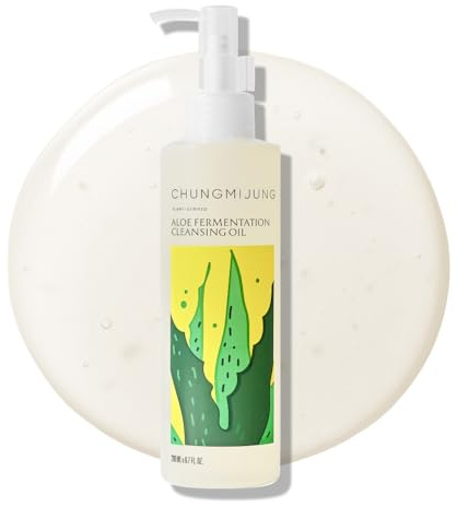 ChungMiJung Aloe Fermentation Cleansing Oil, Hydrating and Gentle Cleanser, Makeup Blackhead Remover, Olea Europaea (Olive) Fruit Oil, All Skin Types, Korean Skin Care 6.7 fl.oz. / 200ml