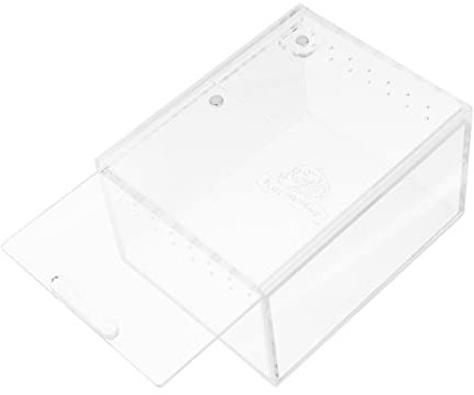 GALPADA Transparentes Reptilien Terrarium Hochwertige Zuchtbox Mit Belüftung Für Schildkröten Geckos Und Andere Kleine Reptilien Sicherer Und Einfacher Transport