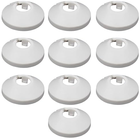 Juego de 10 cubiertas de tubería de radiadores, rosetas de radiadores, rosetas de tubería para el hogar, la oficina o el espacio público, radiadores de tuberías