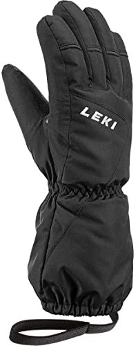 LEKI Nevio Junior Schwarz - Warmer wasserdichter Kinderhandschuh, Größe 5 - Farbe Black