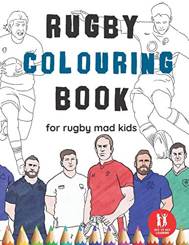 Rugby Colouring Book: Great Gift for Boys & Girls, Ages 4-12: 1