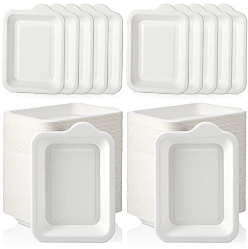 Remerry 300 Pcs Small Paper Plates Bulk for Dessert, 4.13 x 6.1 Inches