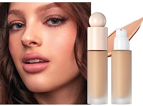 Fondation liquide, fond de teint couvrant imperfections, Liquid Foundation Waterproof Longue durée Soft Matte, Fond de teint à couvrance totale longue durée imperméable,fond de teint mat