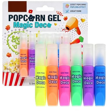 Art Painting Pen Set för barn, 6-pack 3D Bubble Painting Pennor | Bubble Paint för barn, färgade hantverksvärmeaktiverade ritpennor för hemskolans klassrum