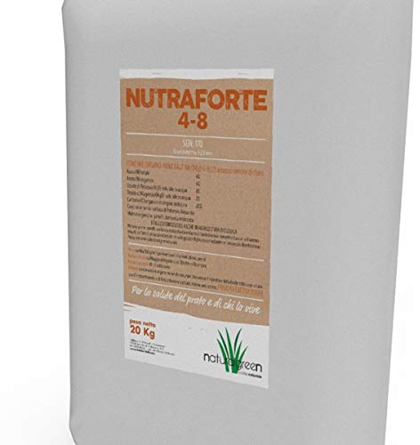 BOTTOS Natural Green Nutraforte 4-3-8 + 2 MgO fertilizzante organico microgranulare 20 Kg