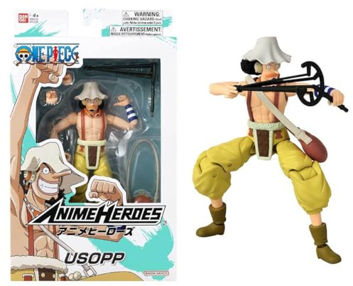 BANDAI - Anime Heroes - One Piece - Action figure Anime Heroes 17 cm - Usopp - 37005
