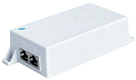 ThePoEstore 10G PoE++ Injector, 1G/2.5G/5G/10Gbps, 802.3af/at/bt, Delivers 15.4W/30W/60W PoE Ethernet Power, Up to 100 M (328 ft), for Ultra-High-Speed and High-Power Devices