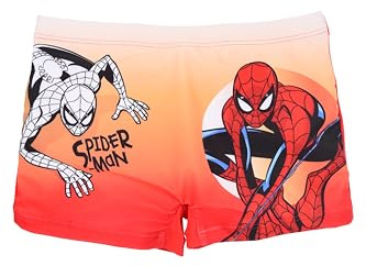 Costume da Bagno Boxer Spider-Man per Bambini e Ragazzi, Pantaloncini da Mare con Stampa Supereroe