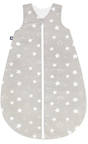 Julius Zöllner Schlafsack Sommerschlafsäckchen Stern Taupe 70 cm
