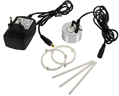 Diyeeni Nebbia dello Stagno della Fontana di Acqua, Nuovo umidificatore dell'Aria + Caricatore dell'atomizzatore del nebulizzatore del nebulizzatore del creatore della Nebbia di 24V (EU Plug)