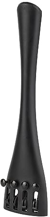4/4-Cello-Saitenhalter aus Kohlefaser mit 4 Stimmgeräten, Saitenhalter-Ersatz für Cello, Standardgröße, Glänzende Oberfläche, Reibungs- und Korrosionsbeständigkeit