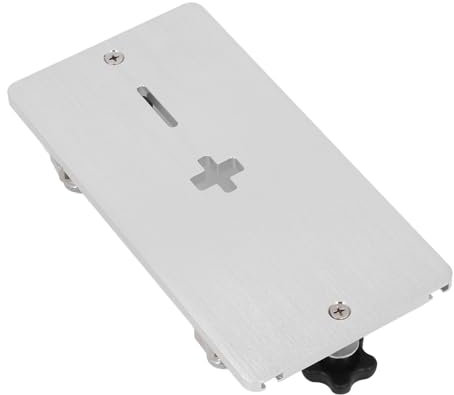 ZAWELIYO Scie Sauteuse électrique Planche à Bascule en Alliage D'aluminium Table de Routeur Plaque D'insertion Outil de Travail du Bois pour des Résultats de qualité