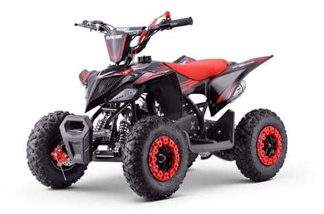 ATV Beneo Motors Adventure Mini Quad para niños, 50 cc, color rojo