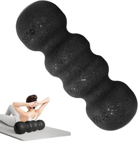 Yoga Foam Roller - 45cm Massage Roller, Fascial Spinal Foam, Massager | Wave-Shaped Muscle Massage Fitness for Yoga Training, Release, Training Stick Core Strength & Recovery