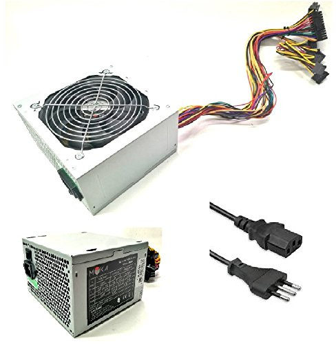 MYKA Alimentatore per CASE ATX PW-B500 500W Ventola 12cm 3x Sata 1x Ide Tasto On/Off Bulk
