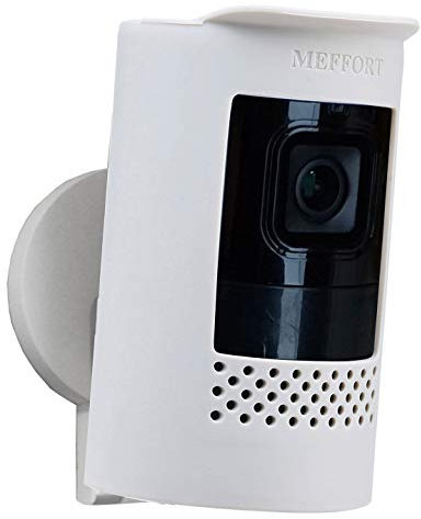 Silicone Skin Case Cover Sun Glare, UV & Weather Protection Skins Compatible for Ring Outdoor Cam (Stick Up Cam) - White (1 Pack)