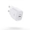 Spigen Super Mini 20W GaN Chargeur Secteur USB C Compatible avec iPhone 15 14 13 Pro Max 11 Pro Max XS XR Pro Max 8 8 Plus Airpods Pro Max Steam Deck Chargeur MagSafe