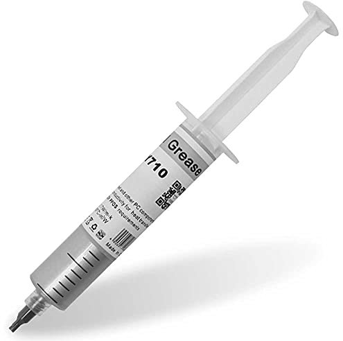 OcioDual Pasta Termica CPU, Thermal Paste Halnziye HY710 3.17W/MK(30g), Pasta Termica CPU Alte Prestazioni, Processore, GPU, PS4, PC, Non Conduttivo, Stucco dissipatore di grasso, Siringa