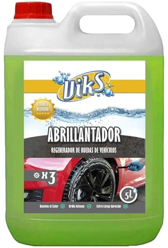 Viks | Reifenglanz Premium Autoreifen Pflege für Seidenglanz | Tiefschwarze Reifen Dank Intensiver Reifenpflege | Gummi und Kunststoffe| 5L