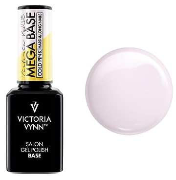 VICTORIA VYNN Victoria Vynn Mega Base smalto gel ibrido UV LED per unghie dure e lunghe 15 ml (rosa freddo)