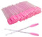 150pcs Eyebrow Spoolies, Premium Disposable Eyelash Brushes Spoolies, Disposable Mascara Wands, Eyelash Spoolies Eyebrow, Cosmetic Make-Up Tools (Crystal Pink), Perfect For On-The-Go Grooming Needs