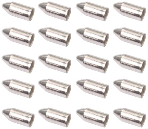 24pcs Archery Hunting Tips 8mm Arrows Broadheads 30 Grain Point Arrowheads DIY for ID 7mm Arrow Shaft