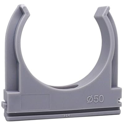 SKIR CO 24 clip per tubo morsetti in plastica tubo 50 mm, morsetti tipo U, ganci