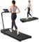 UREVO 2 in 1 Walking pad mit APP, Smart Laufband für zuhause doppelter Stoßdämpfung, ‎1-10 km/h Laufband Klappbar mit Fernbedienung und LED-Anzeige
