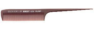 Krest Goldilocks #g5 * 8-1/2 Peine de cola de rata, dientes extrafinos por Goldilocks