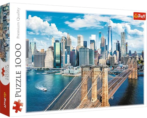 Trefl Brooklyn Bridge - 1000 Piece Jigsaw Puzzles for Adults & Children Aged 12+ - America USA New York City Puzzle