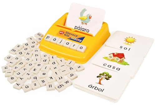 BOHS Spanish Literacy Fun Game (Pack of 6) - Bulk Supplies - Preschool Language Learning Educational Toys