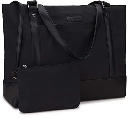 VX VONXURY Borsa Donna Grande Tote Bag Università Borsa Porta pc 15.6 pollici Impermeabile Laptop Borse Lavoro Donna con Piccola Portafoglio Borsa a Tracolla per Scuola Shopper