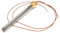 Zündkerze für Pelletofen 250W 140mm Durchmesser 9,9mm mit Kabel Made in Italy