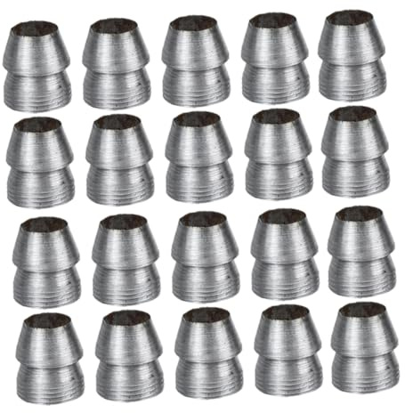 TOYANDONA 20 Piezas Cuña Redonda De Mango De Metal para Martillo De Refuerzo Suministro De Instalación Cuñas para Mango De Martillo Taller o Obra