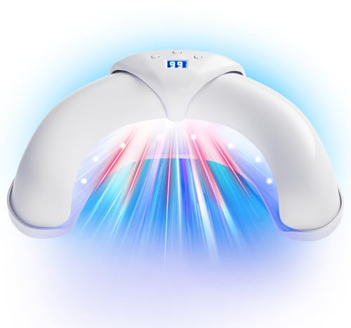 Nuovo Dispositivo Laser per Funghi alle Unghie DualWave Tec - 99% di Funghi scomparsi in 3 Minuti, temporizzazione Intelligente e indolore 30s/60s/99s, Dispositivo per Il trattame