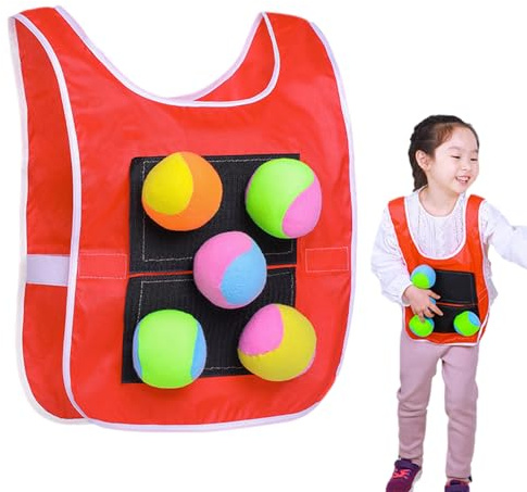 Generico Dodgeball-set för spel - mjuka målbollar, kastspel för barn | Pålitlig och interaktiv kastaktivitet för familjen Utomhussporter Gård Spel Eserciz