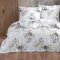 Buymax® Bettwäsche 200x200 100% Baumwolle 3-Teilig Bettbezug - Bettwäsche-Sets 200 x 200cm mit 2 mal Kissenbezüge 80x80cm, ÖKO-TEX Renforcé-Bettdeckenbezug Set mit Reißverschluss