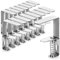 com-four® 16x Tischdeckenklammer mit Feder - Tischklammern aus Stahl - Tischtuchklammer für drinnen und draußen