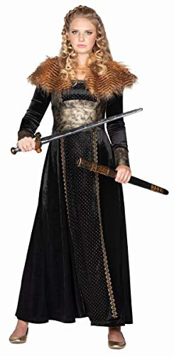 Rubie's 13401–34 damer maskeradkostym viking drottning karneval karneval utklädsel storlek 34, flerfärgad