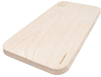 WALDKRAFT Planche à goûter Black Forest | Planche à pain en frêne FSC 100 % | Fabriquée en Allemagne (1, frêne – 30 x 15 cm)