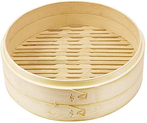 Vaporera De Bambú, Bandeja De Cesta De Vapor De Repuesto, Para Cocinar Multitareas En Muchos Niveles, Rejilla De Vapor Doméstica Manual, Ahorro De Tiempo De Cocción-30cm