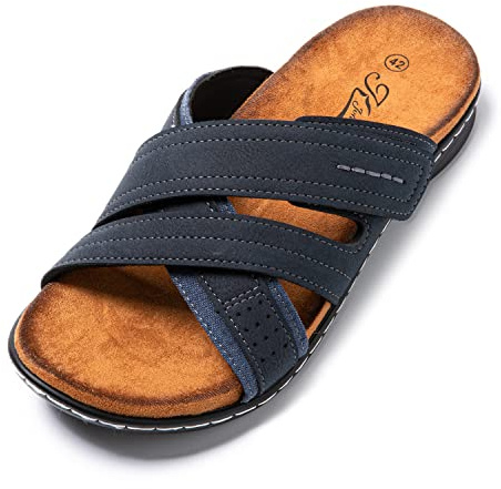 JOMIX Chanclas Hombre Verano con Banda Ajustable Sandalias Anatómicas