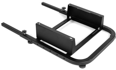 Minneer Rear Seat Bottom Brackets Accessories of 30mm Square Tube Racing Simlator Cockpit Fit for Dardoo/Anman/Marada Racing Stand DIY Upgraded Gaming Steering Wheel Stand Thickened Steel Adjustable