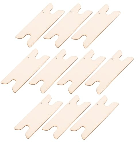 HEALSOPTHY Holzwebschiffchen 10 Stück Weberschiffchenstab Für Webrahmen Werkzeug Für Webstühle Zubehör Zum Weben Von Bändern Und Schals Für DIY Bastelprojekte