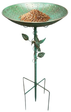 Bebederos para Aves de Exterior,Bandeja con Baño y Aves | Bebedero para Colibríes de Gran Capacidad | para Jardín, Balcón, Patio, Área Exterior, Patio Trasero, Ventana, Césped Y Porche