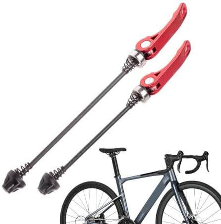 Snabbkopplingsaxel 1 Par Av Hög Styrka Precision Väderbeständig | Mountainbike Hjulnavs Snabbkopplingsaxlar För Mountainbike Och Landsvägs Cykling Reparation Daglig Skötsel Och Underhåll